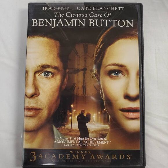The Curious Case of Benjamin Button DVD (Brad Pitt, Cate Blanchett) - Picture 1 of 3